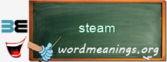 WordMeaning blackboard for steam